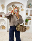 PULL MOHAIR KÉLIA NOISETTE