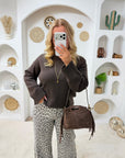 PULL MORGANE CHOCOLAT
