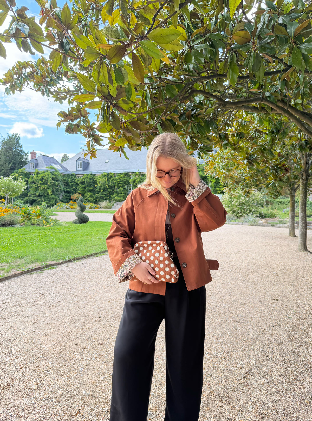 TRENCH LIBERTY DANAÉ COGNAC