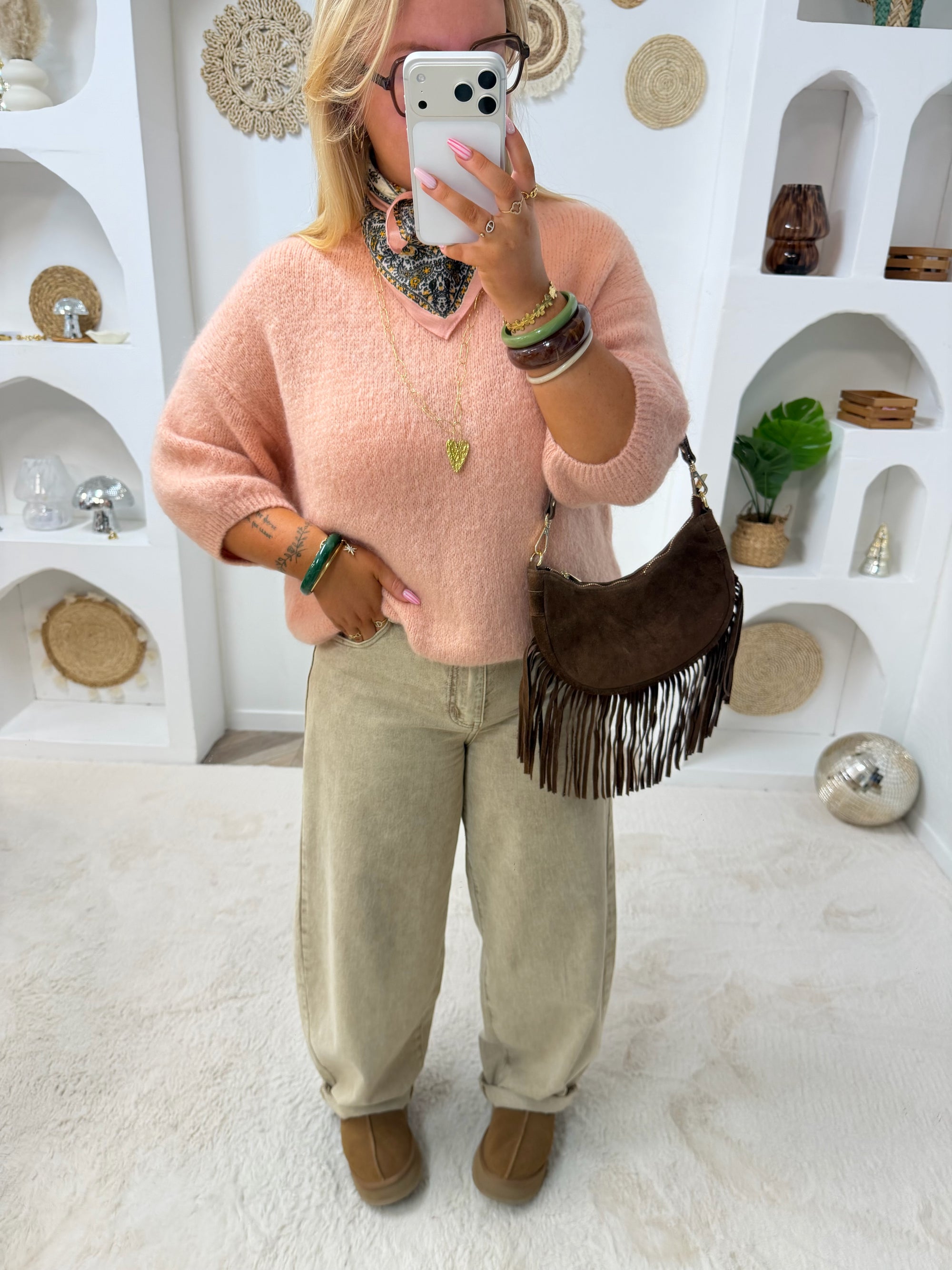 PULL ELÉA ABRICOT