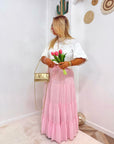JUPE ENOLA ROSE CLAIR