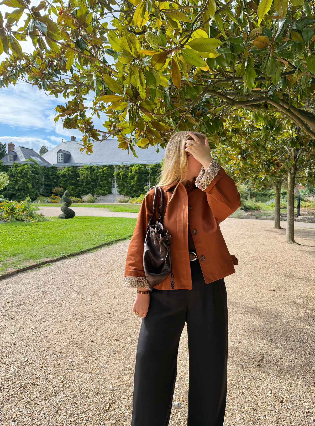 TRENCH LIBERTY DANAÉ COGNAC