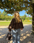 VESTE ALAIS MARRON