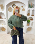 PULL MOHAIR KÉLIA KAKI