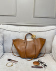 SAC EVA CAMEL GRAINÉ XL