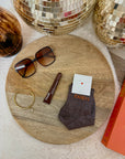 CHAUSSETTE PAILLETTES CHOCOLAT CANON