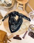 FOULARD MAÉNA NOIR