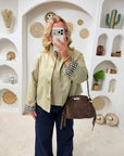 TRENCH APPOLINE BEIGE - COL HAUT