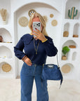 PULL CLÉA BLEU MARINE