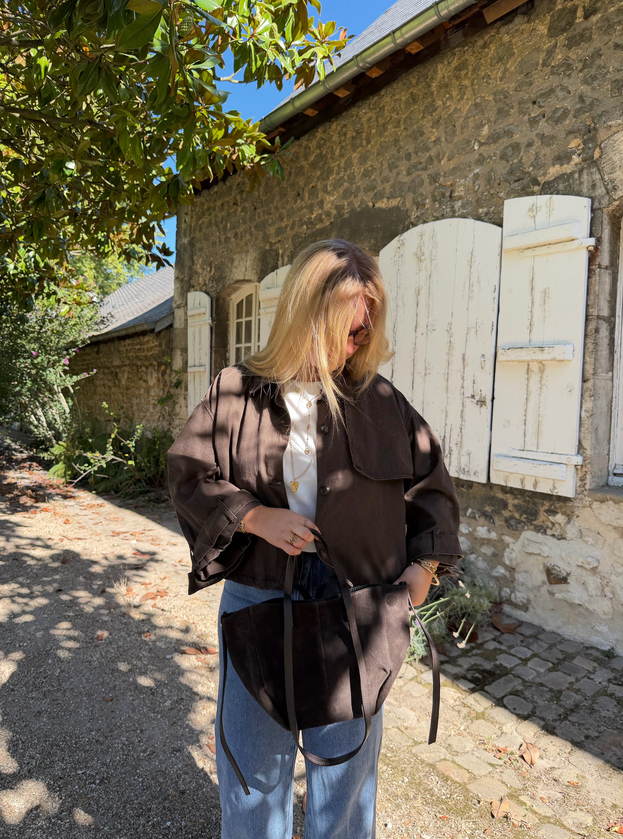 VESTE ALAIS MARRON