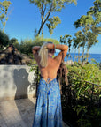 ROBE DOLCE BLEU FONCÉ